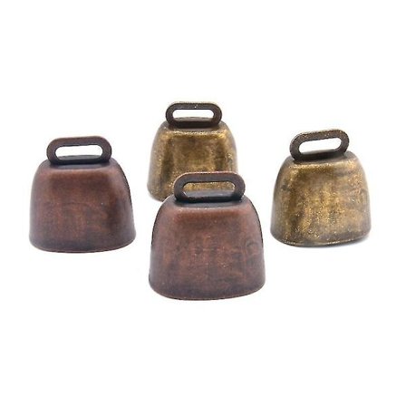 Geore 10 stk. Ko Hest Får Græsning Kobber Ko Klokke Får Ko Klokker Klokke Vintage Bronze Dørklokke Kobber Til Hunde Dyrklokke Ged, Ko, Hest H