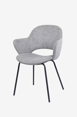 Håum - Stol med armlæn April 2-pak - Grå - Stole med armlæn - Fra Homeroom
