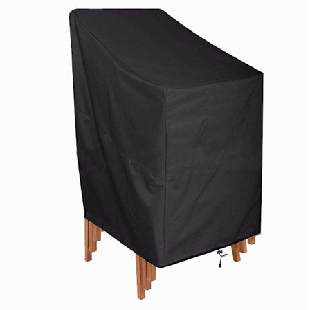 Vandtæt Stabelbar Havestol Betræk, Oxcompatibelt Stof Udendørs Stol Betræk til Have- og Altanstole, Vindtæt, Anti-UV Havearm