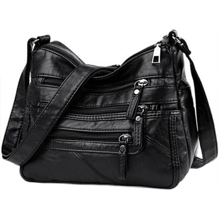 Skulderveske - Crossbody skulderveske - PU-skinnveske - Justerbar skulderstropp
