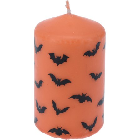 Ljus Halloween Vitt Orange Svart 10 cm