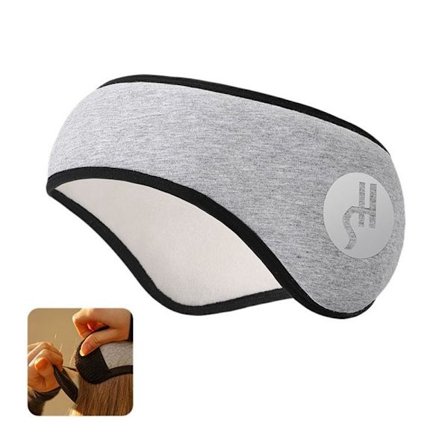 Øreklokker Pannebånd Vinter Svettebånd GRÅ