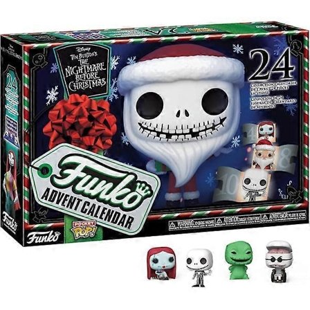 The Nightmare Before Christmas Adventskalender, 24 lommer med Pop! Vinylfigurer Samleobjekter