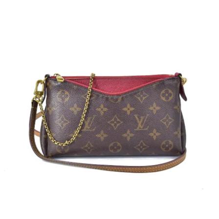 Louis Vuitton Vintage, Pre-owned Canvas crossbody-bags Bruin, Dames, Maat:ONE Size