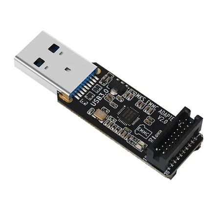 För MKS EMMC-ADAPTER V2 USB 3.0 -kortinlukija MKS EMMC -moduulille Micro-SD TF -kortti MKS Pi MKS SKIPR
