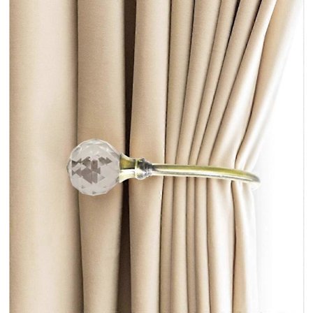 Gardinomtag Metall U Väggkrokar Gardinomtag, Metall Gardinomtag 2-pack (Brons)