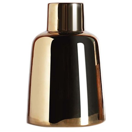 Yksinkertainen ylellinen galvanoiva maljakkovalo olohuone makuuhuone TV-kaappi hylly keraaminen kukka-asetelma pehmeä maljakko A