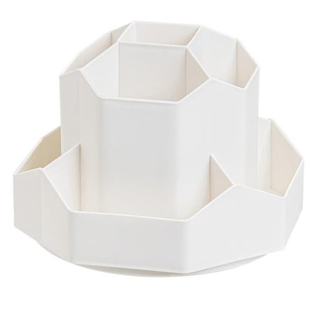 Pennställ, skrivbordsförvaring, stor kapacitet 360° roterbar