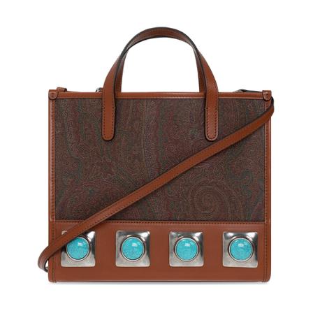 Etro Shopper Taske from the Crown Me collection Brun, Dame Håndtasker, Størrelse: ONE Size