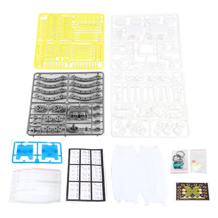 Solcelledrevet Robotbil Leke 13 i 1 Selvsammensatt Vitenskapelig Læringsleke Plast Smart Robot Leke