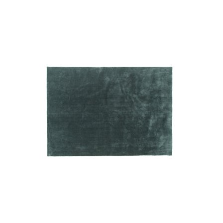 Undra Tæppe Mørkegrøn, 300x200cm - Blødt og Slidstærkt gulvtæppe - Perfekt til stuen eller soveværelset - Flot mørkegrøn farve og komfort