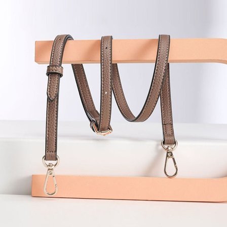 130 cm äkta läderrem Handväska Bälten CAMEL - high quality