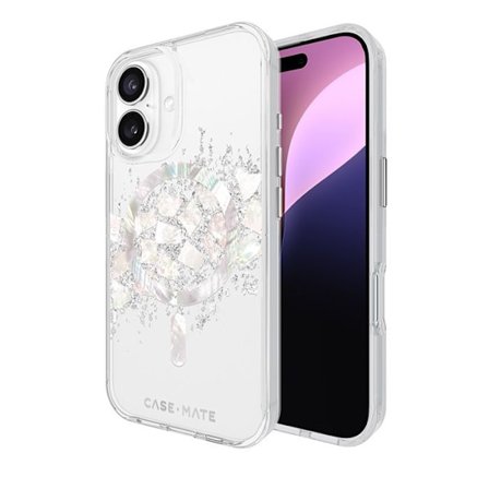 Suojakuori - Case-Mate - iPhone 16 - Helmisomistus - A Touch of Pearl - Puolijäykkä