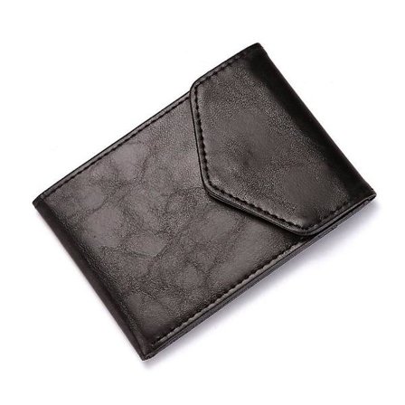 Mode Rfid Plånbok Dam Herr Mini Ultratunn Läderplånbok