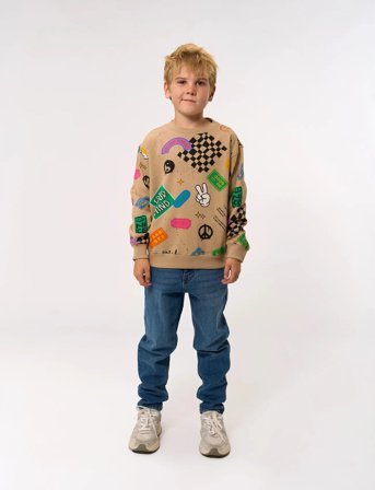 The New Tnpeter Os Sweatshirt - Beige - 158/164