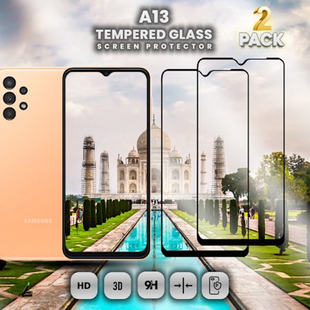2-Pack Samsung Galaxy A13 - Härdat glas 9H - Super kvalitet 3D