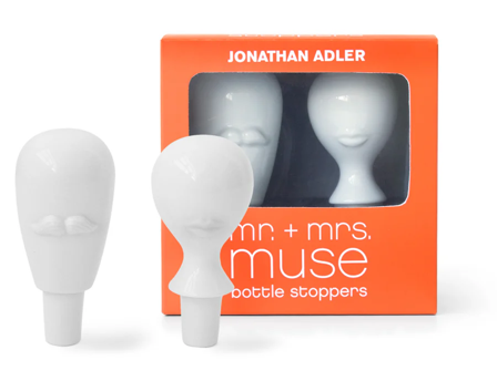 Jonathan Adler Mr&Mrs Muse Flaskekorker H8,9/H10,2_2pk