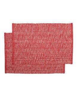 Dækkeservietter Sandra 2-pak Rød