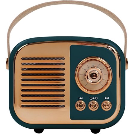 Bærbar trådløs Bluetooth-høyttaler Batterilevetid: 8 timer Grønn