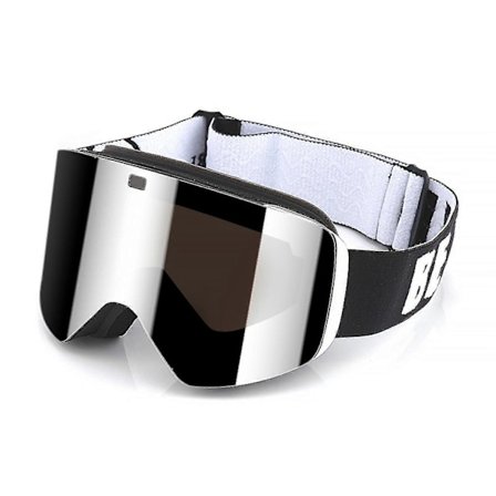 Sylindriske dobbeltlags skibriller, komfortable vindtette snøbriller egnet for ski og snøscooter - WELLNGS