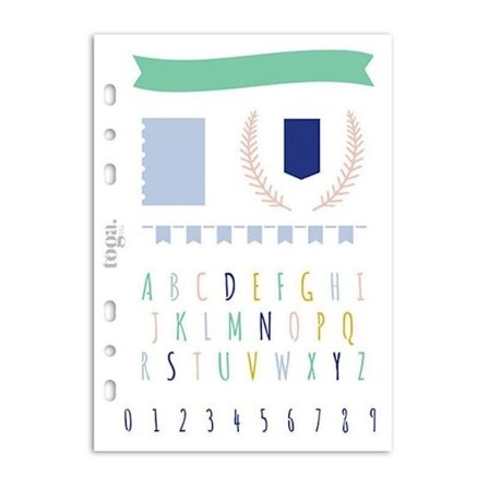 Pochoir - TOGA - Kirjasin ja Bandera - 2 kpl - Muovi - Sekä - Aikuiset