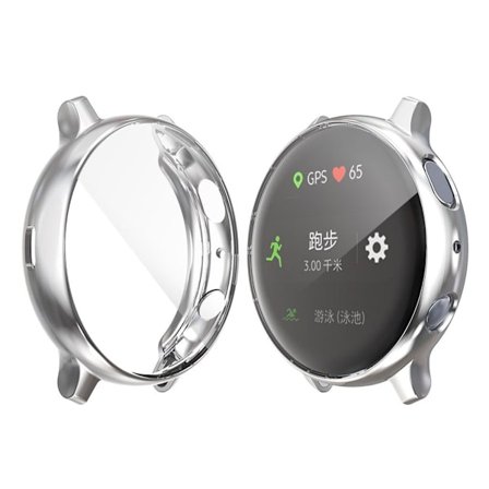 HAT PRINCE Samsung Galaxy Watch Active 2 - 44 mm galvaniserat fodral - Silver