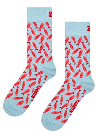 Happy Socks Sardine Sock Strumpor Unisex Blå 41-46