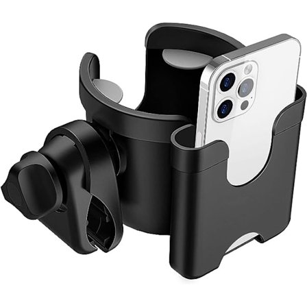 Kopholder til klapvogn, universel klapvognstilbehør, klapvognsarrangør, cykel, kørestol, rollator, elektrisk scooter, gaver til kvinder, mor