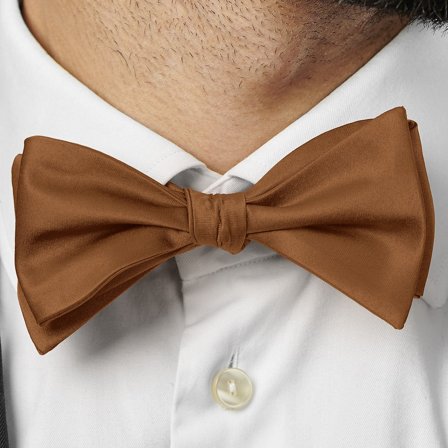 Light Brown Basic Self-Tie Bow Tie for Men - Self-tie bow ties