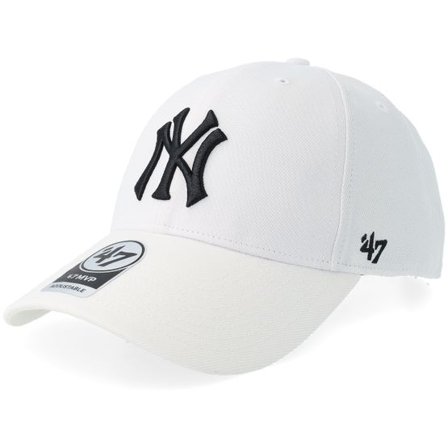 47 Brand - MLB Vit adjustable Keps - New York Yankees Mvp White Adjustable @ Hatstore