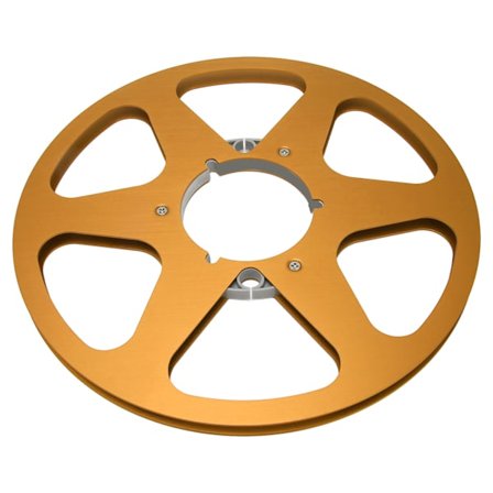 1/4 tum 10 tum Tom Spole Nab Öppen Spole Ljud Aluminiumlegering 6 Vindmotståndshål Inspelning Guld