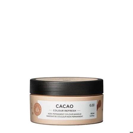 Maske - MARIA NILA - Farve Opfriskning 6.00 Cacao - 100ml - 100% VEGANSK - Farvet hår