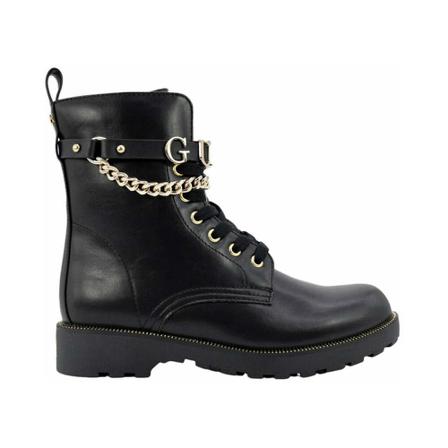 Guess, Nina-Flnna 3-Ele 10 Lace-up Boots Zwart, Dames, Maat:41 EU