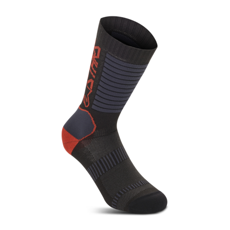 Calcetines Alpinestars Paragon Lite 19 Negro/Rojo Brillante S