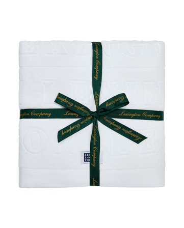 Lexington 4-pack Weiß Velour Logo Handtuch 50x70/70x130