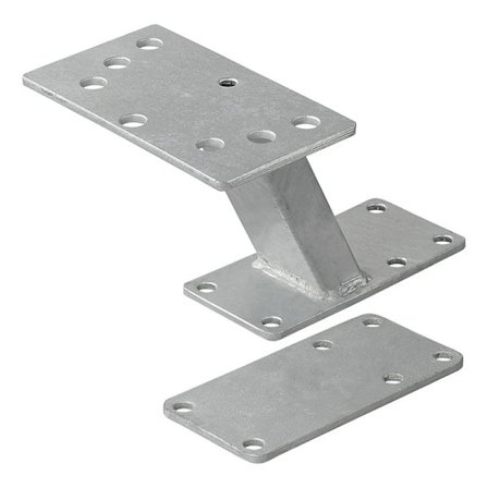 Reservehjulsholder med monteringsplade