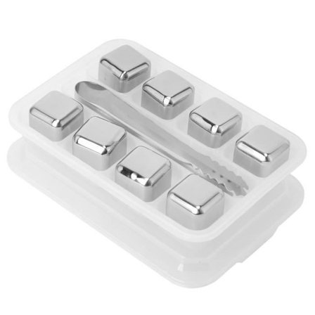 Genanvendelige Issten Gletsjere - SALUTUYA - 8 Terninger med Istang