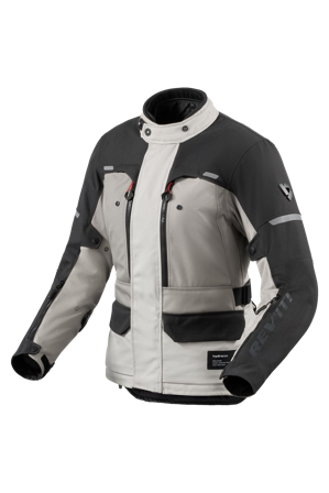 Veste Moto REV'IT! Outback 5 H2O Femme Argent/Noir 46