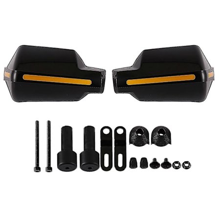 Par motorcykel håndbeskyttere 7/8 tommer 22 mm styr håndbeskytter håndtagsbeskytter cykel børste vindbeskytter