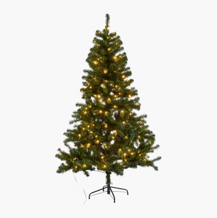 Julgran med LED-belysning 2 m