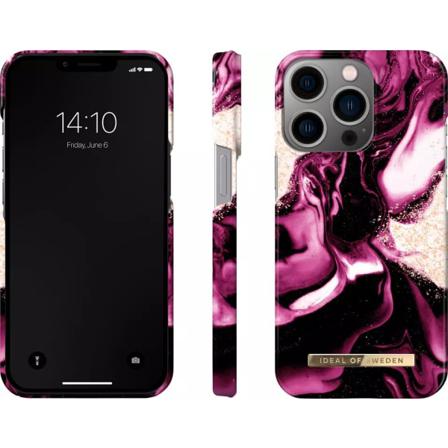 Ideal Of Sweden Golden Ruby Marble Iph 13 Pro Lila