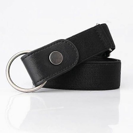 Osynliga bälten utan spänne, justerbart allergibälte för jeans och byxor