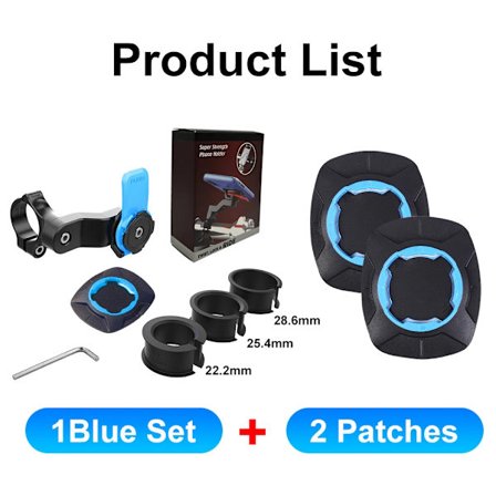 QUAD-LOCK Motorcykel Cykel Telefonhållare Ställ Cykel Telefonhållare Cykelhållare 360° Roterbar Navigationsstöd Säkerhetsfäste