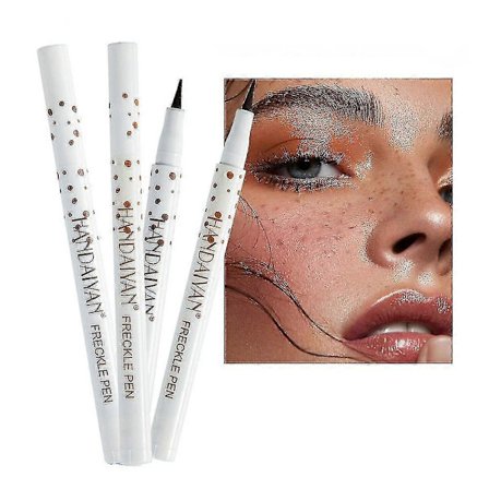 Kosmetisk fregnepen vandtæt ansigt brun eyeliner prikpen makeup vandtæt prikpen