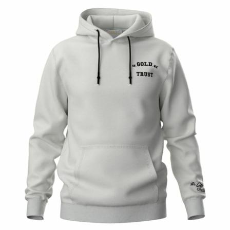 In Gold We Trust sweatshirt Hvid, Herre Hættetrøjer