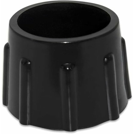 4 liukuestekalvon synteettisen kumilattiasuojan sarja pyöreille huonekaluille, halkaisija 35 mm, 3,5 cm, musta [BR]