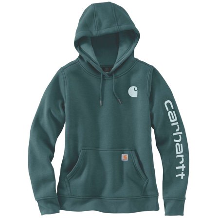 Carhartt Midweight Logo Sleeve Graphic Hettegenser Blå, Klær