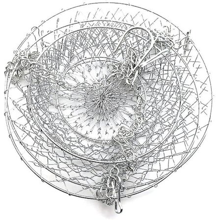 3-lags Frugt/Grøntsags Kurv - Metal - Til Mere Plads På Din Køkkenbord (sølv)