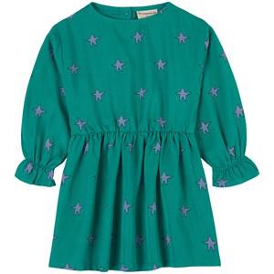The Campamento Green Stars Dress 1-2 Years - Dresses - Size 1/2 - Green - Mädchen