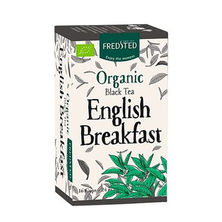 Fredsted The Økologisk Sort Te English Breakfast 24 g, Helse & Madvarer, Te, Øvrig Te